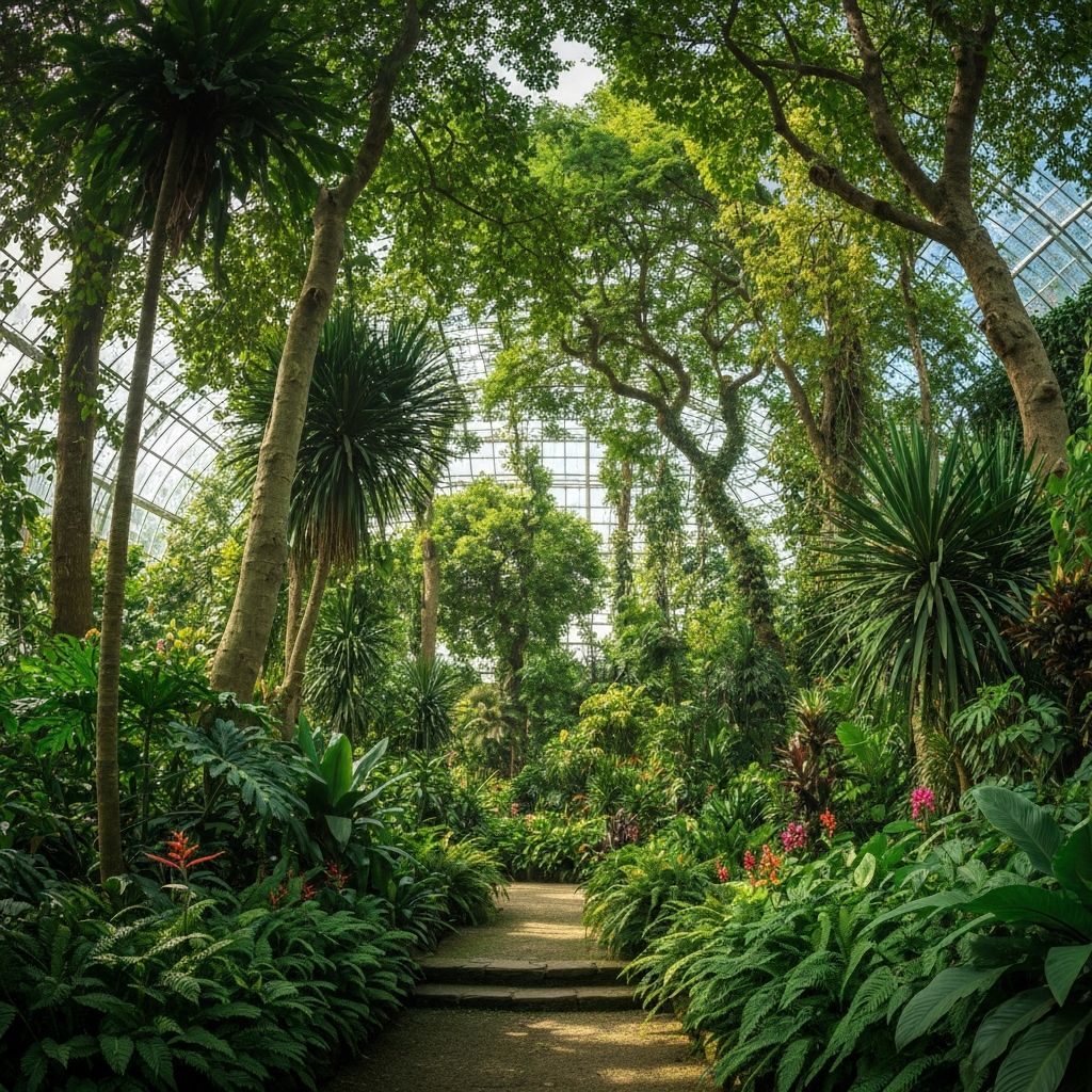 الحديقة النباتية - حديقة في باتومي جورجيا - حديقة استوائية ضخمة مع آلاف الأنواع النباتية من حول العالم و