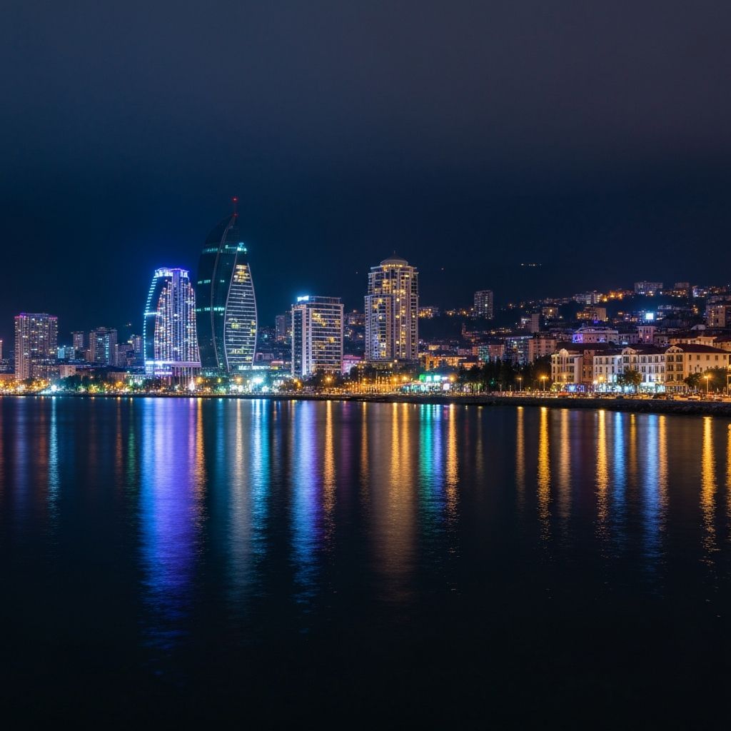 باتومي ليلاً