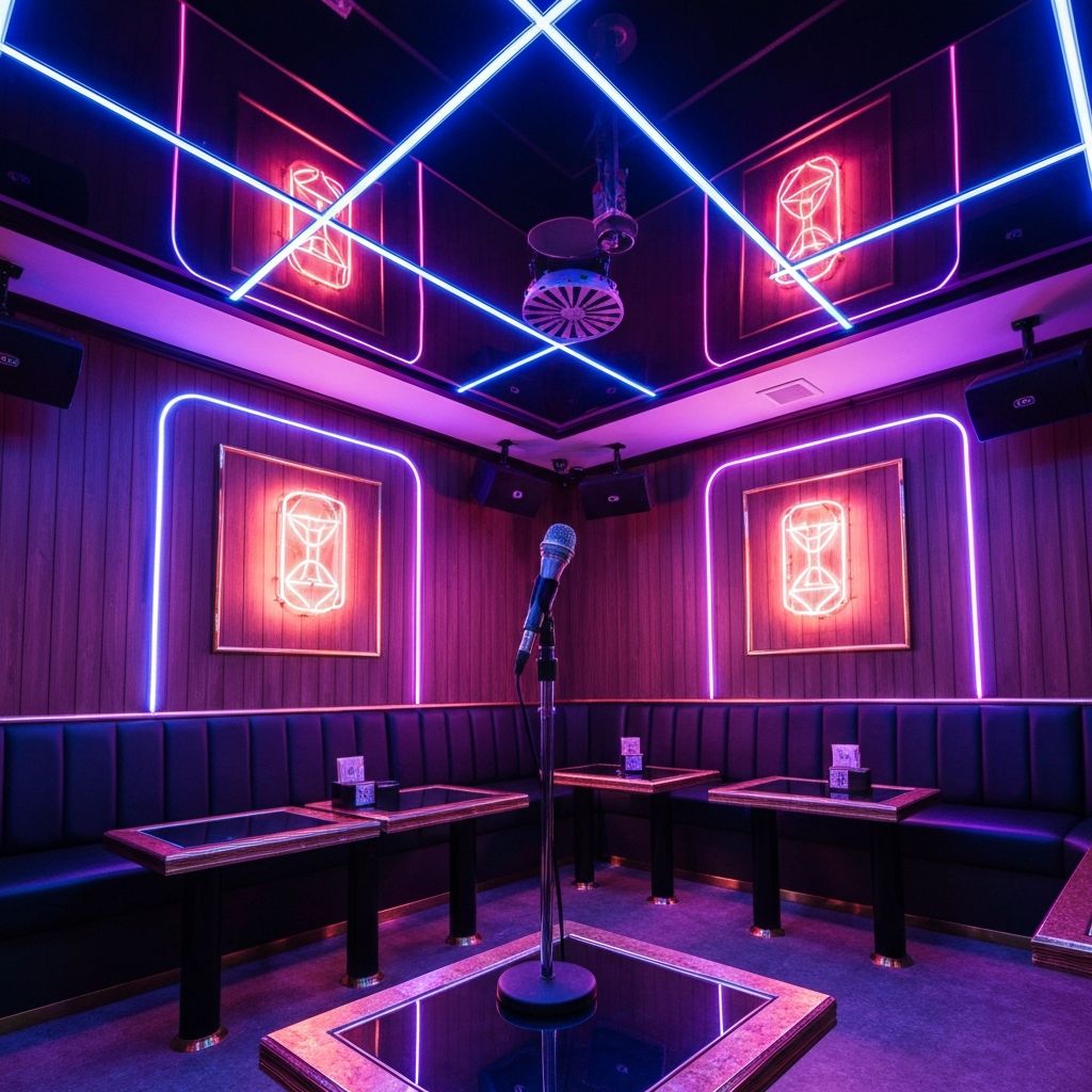 كاريوكي لاونج - كاريوكي في باتومي جورجيا - لاونج كاريوكي مع غرف خاصة ومشروبات. مثالي للمجموعات.