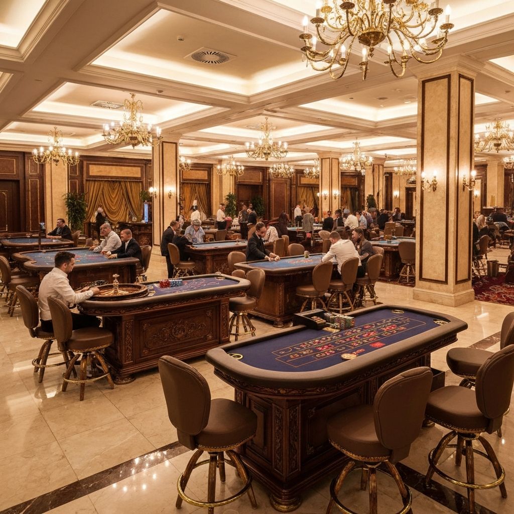 كازينو إنترناشونال - كازينو فاخر في باتومي جورجيا - أكبر كازينو في باتومي مع أكثر من 500 ماكينة سلوت و100 طاولة 