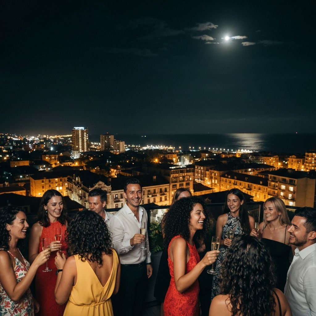 روف توب بارتي - حفلات سطح في باتومي جورجيا - حفلات على السطح مع إطلالة على المدينة. أجواء راقية وموسيقى م