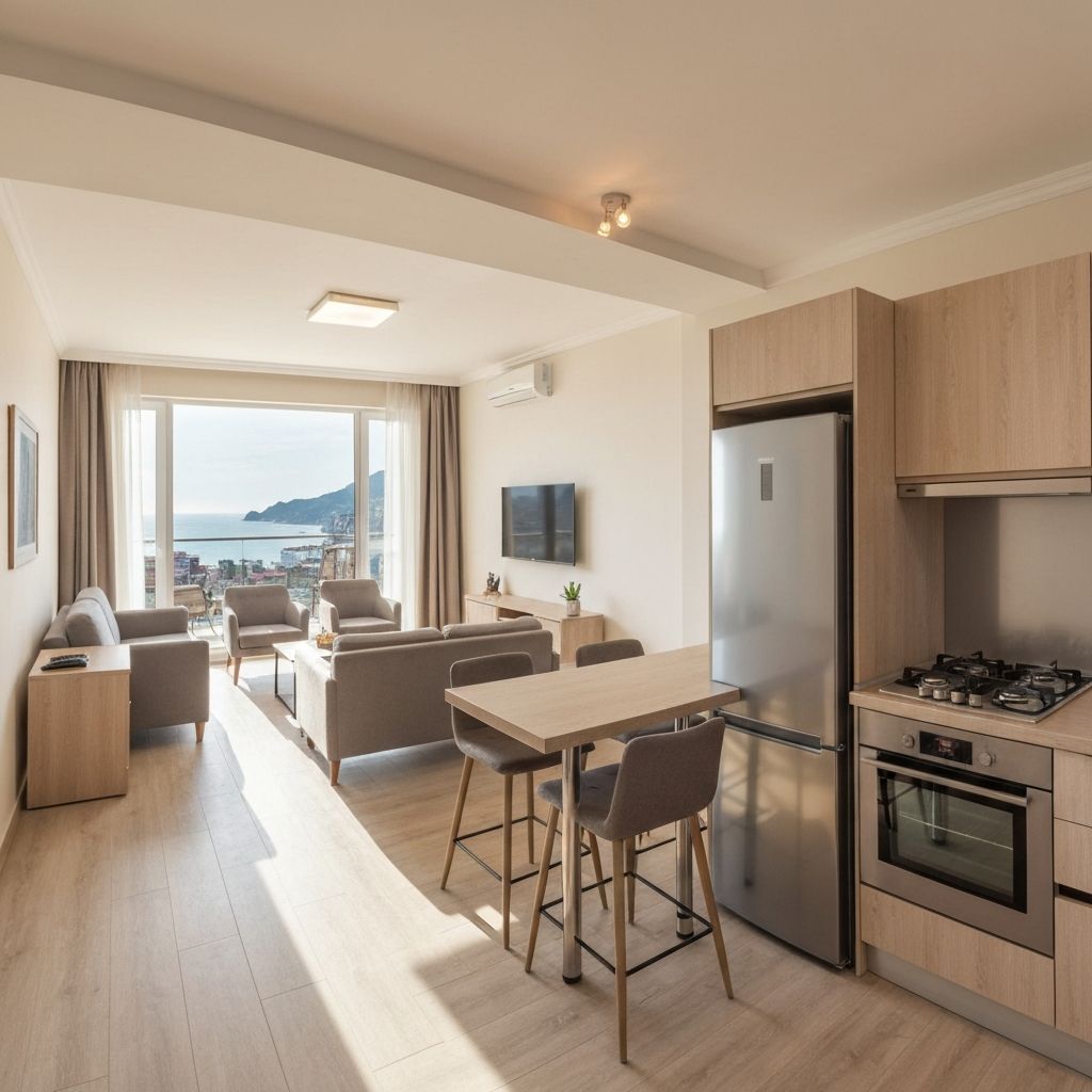 فندق ويندام - 4 نجوم في باتومي جورجيا - فندق عائلي مع شقق فندقية ومطبخ. مثالي للعائلات والإقامات الط